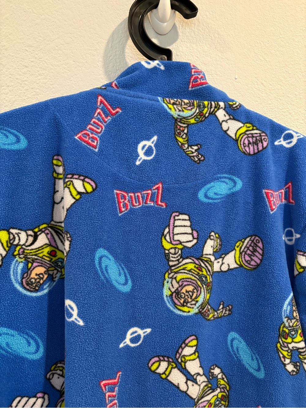 Vintage Disney Pixar Buzz Lightyear Toy Story Kids Robe Size M 6/7 EUC - Picture 5 of 12